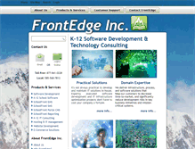 Tablet Screenshot of frontedge.com